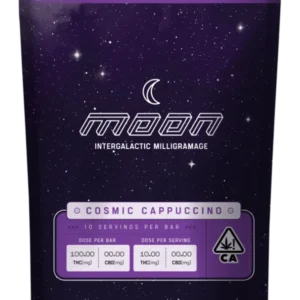 Moon Chocolate Bar Cosmic Cappuccino Flavor