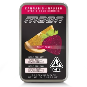 Moon Bar Edible Fruit Punch Flavor