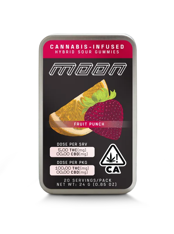 Moon Bar Edible Fruit Punch Flavor